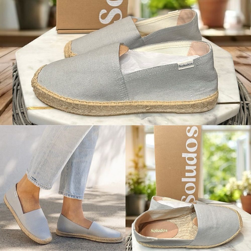 SOLUDOS Dali handcrafted Espadrilles Hand-braided stacked jute Size 6 EU 36.5